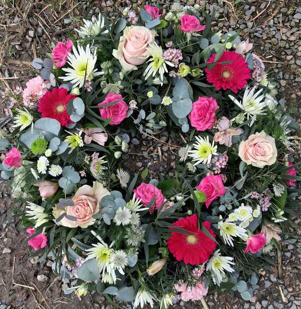 Flowers delivered to customer