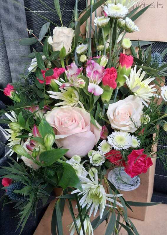 Flowers delivered to customer