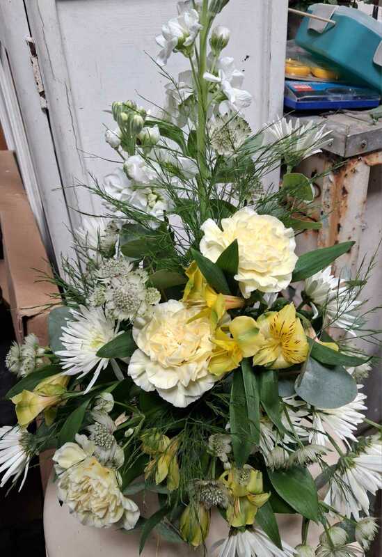 Flowers delivered to customer