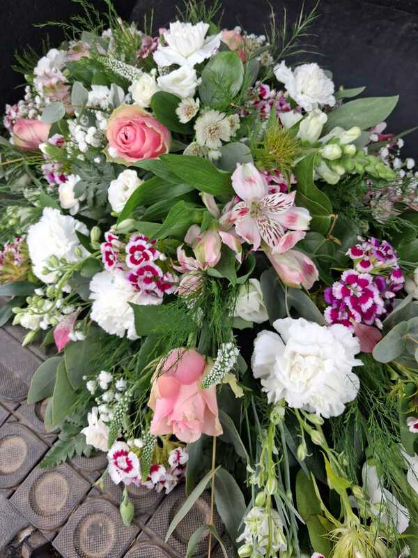Flowers delivered to customer