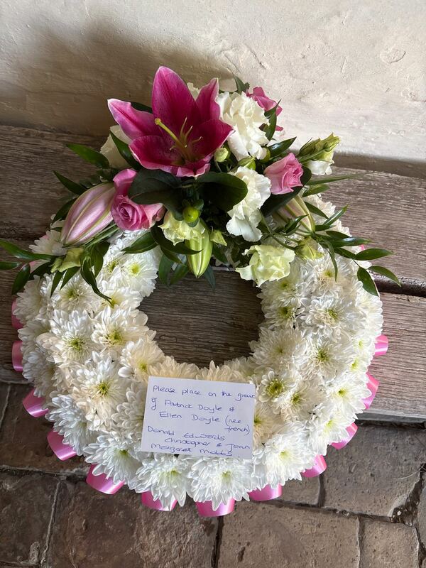 Flowers delivered to customer