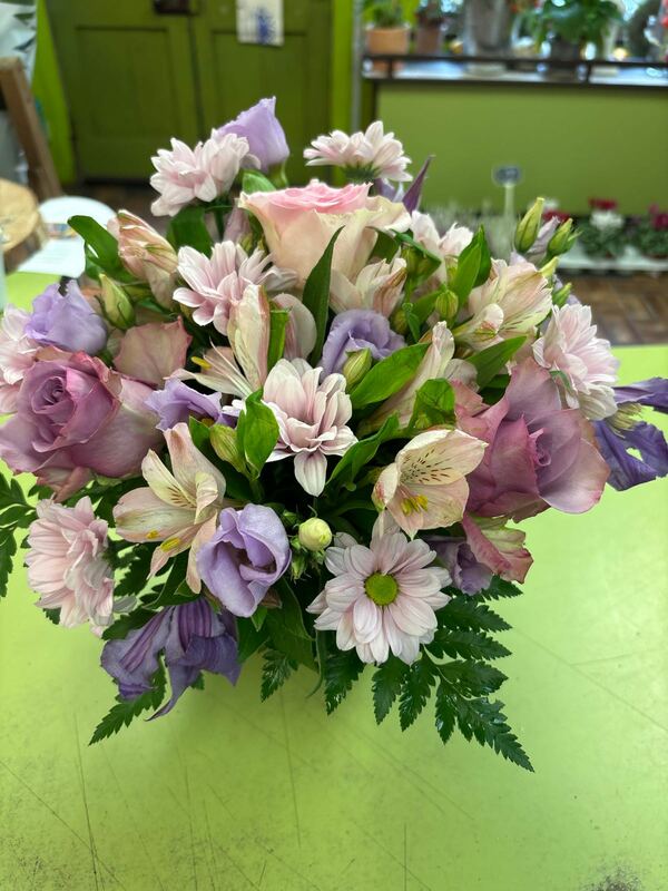 Flowers delivered to customer