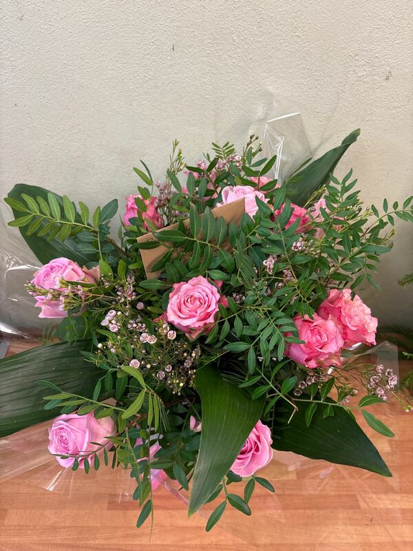 Flowers delivered to customer