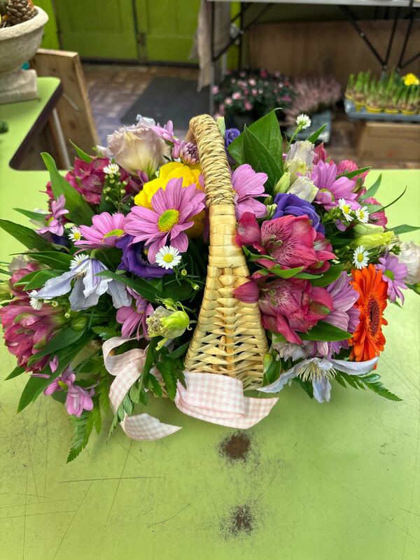 Flowers delivered to customer