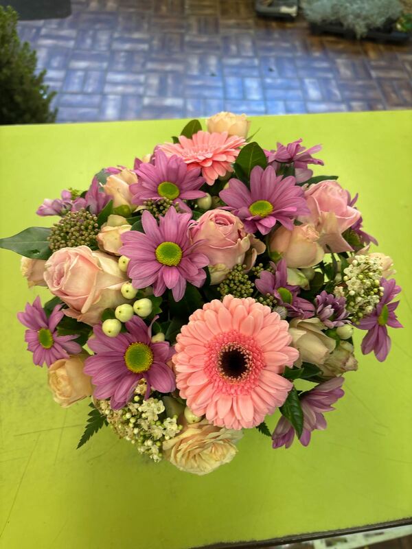 Flowers delivered to customer