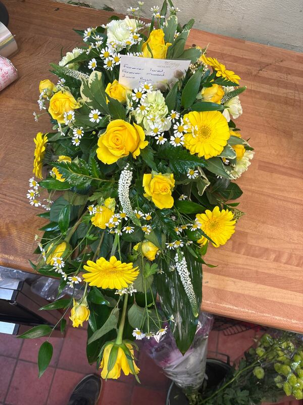 Flowers delivered to customer