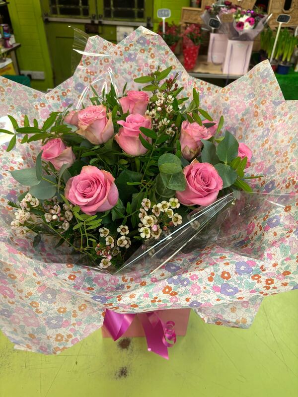 Flowers delivered to customer