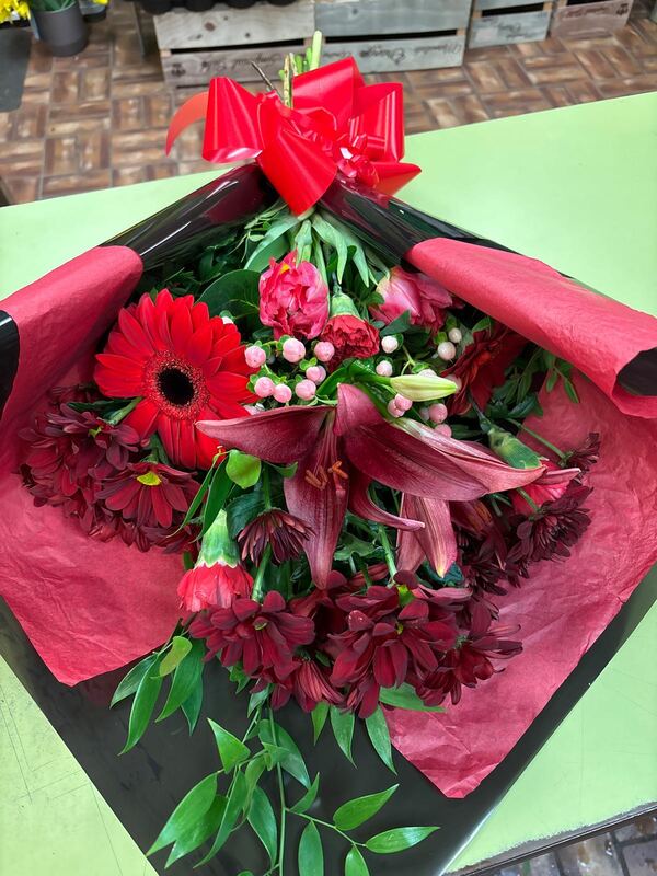 Flowers delivered to customer