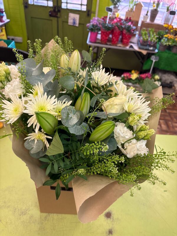 Flowers delivered to customer