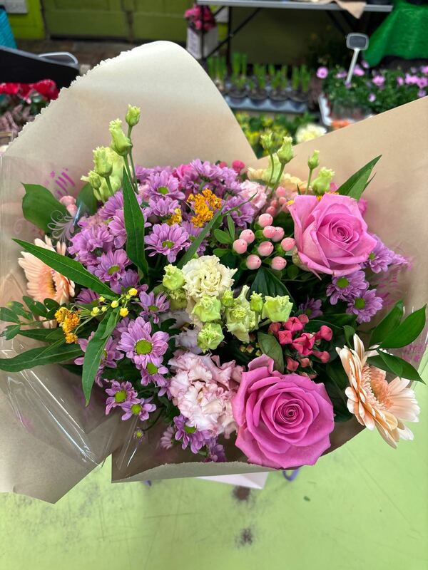 Flowers delivered to customer