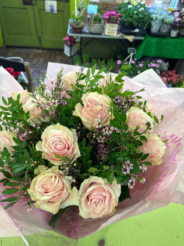 Flowers delivered to customer
