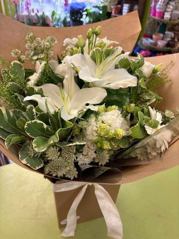 Flowers delivered to customer