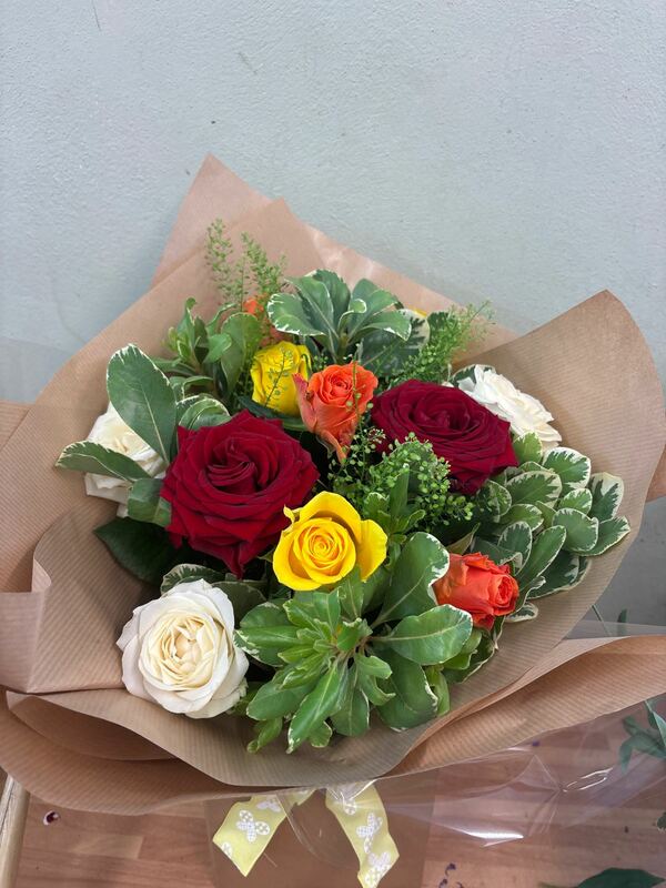 Flowers delivered to customer
