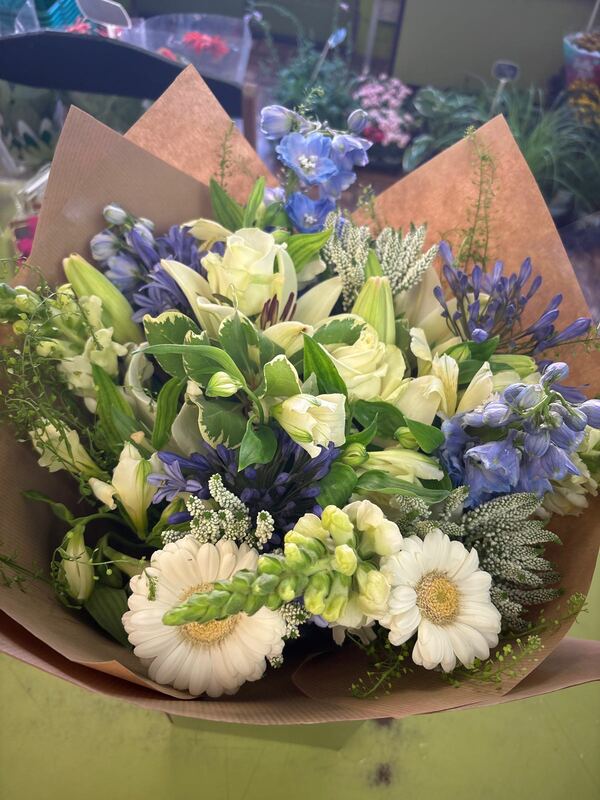 Flowers delivered to customer