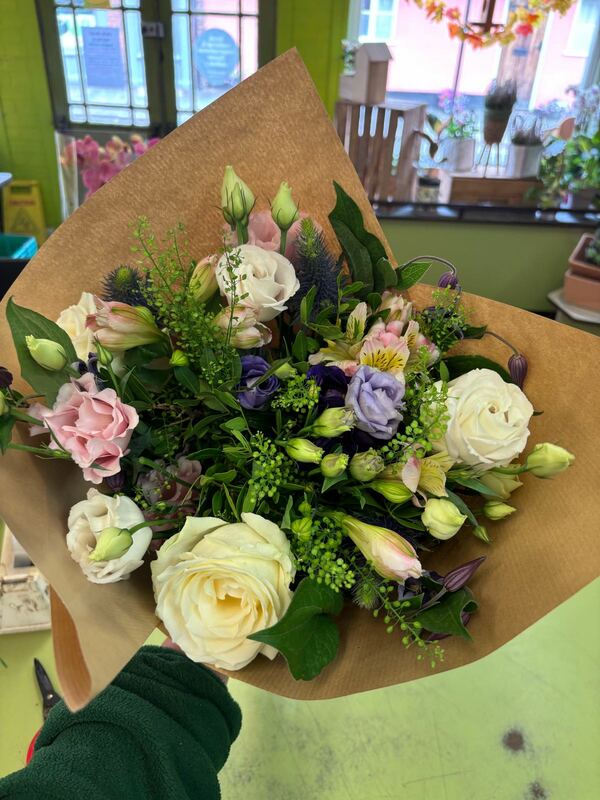 Flowers delivered to customer