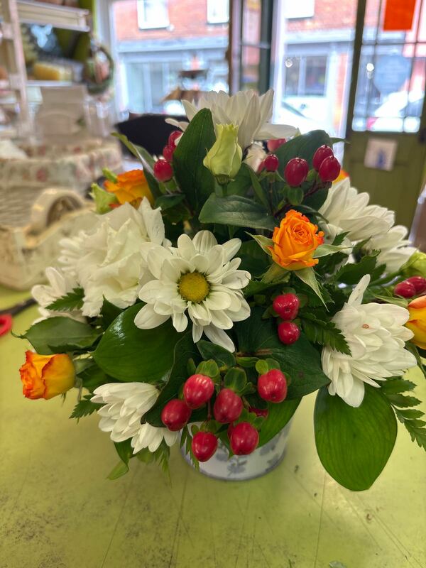 Flowers delivered to customer