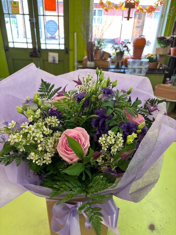 Flowers delivered to customer
