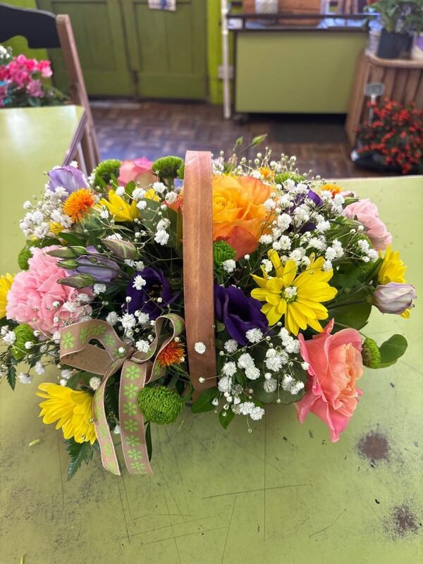Flowers delivered to customer