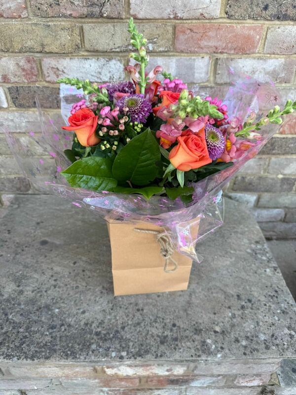 Flowers delivered to customer