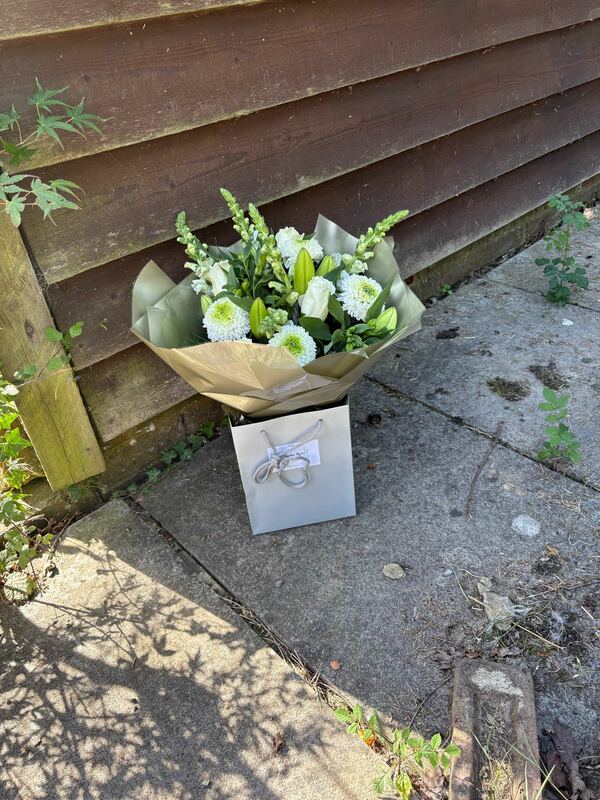 Flowers delivered to customer