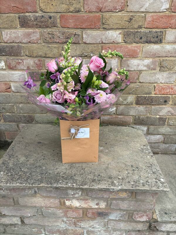 Flowers delivered to customer