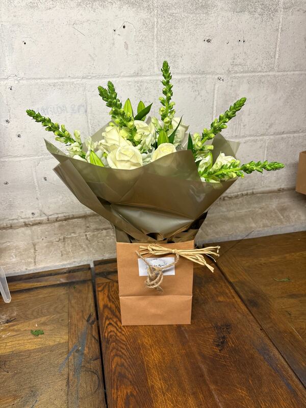 Flowers delivered to customer