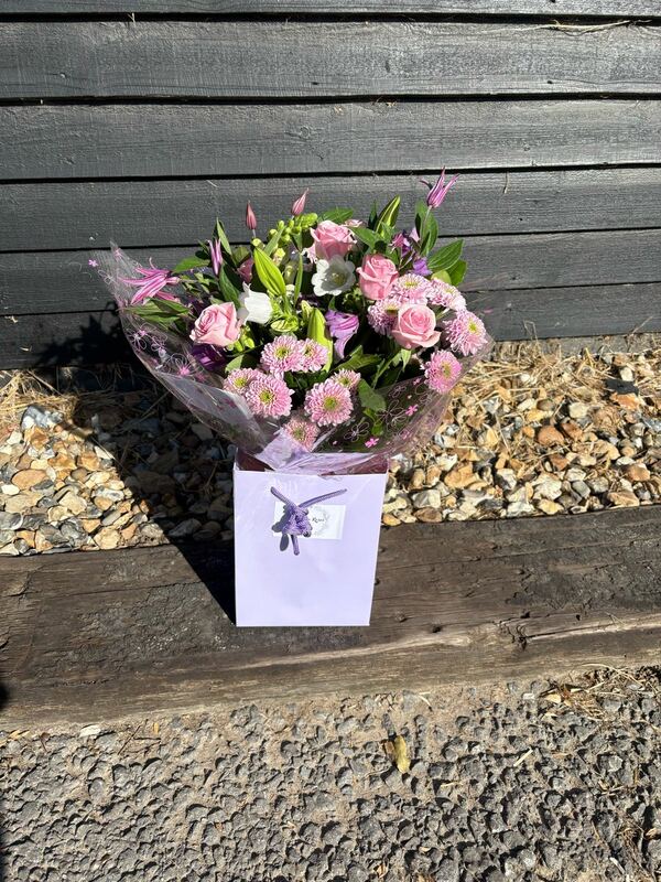 Flowers delivered to customer