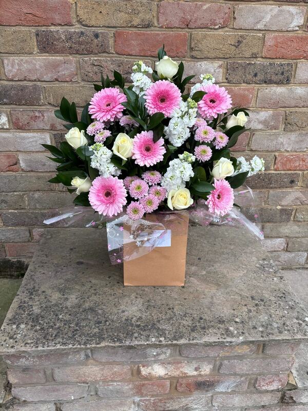 Flowers delivered to customer