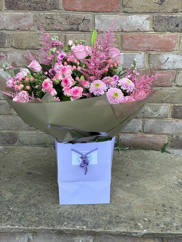 Flowers delivered to customer