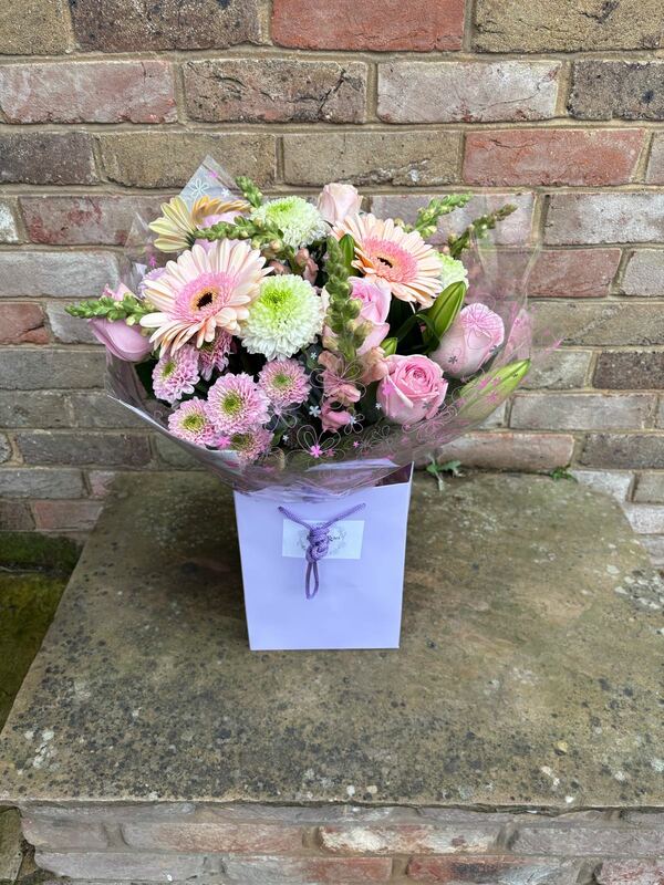 Flowers delivered to customer