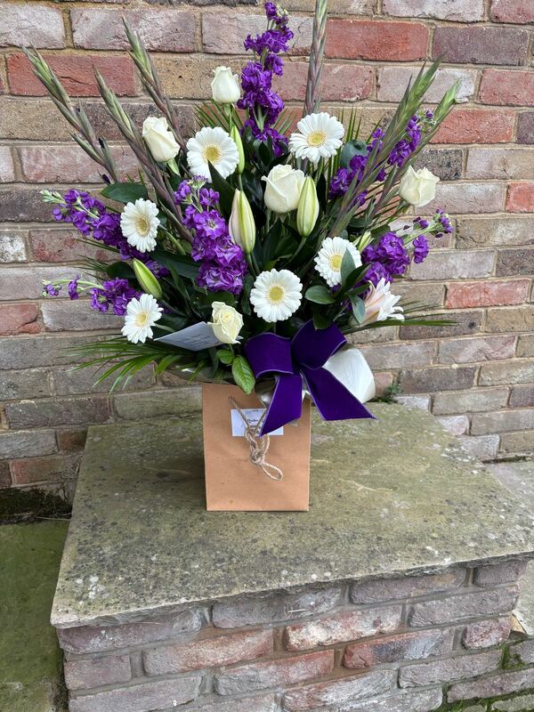 Flowers delivered to customer