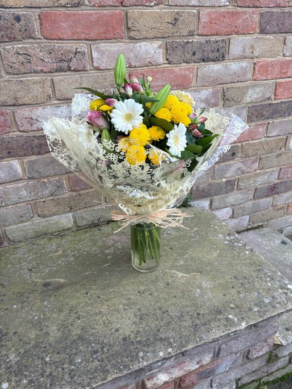 Flowers delivered to customer