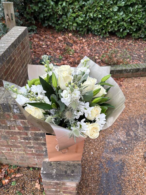 Flowers delivered to customer