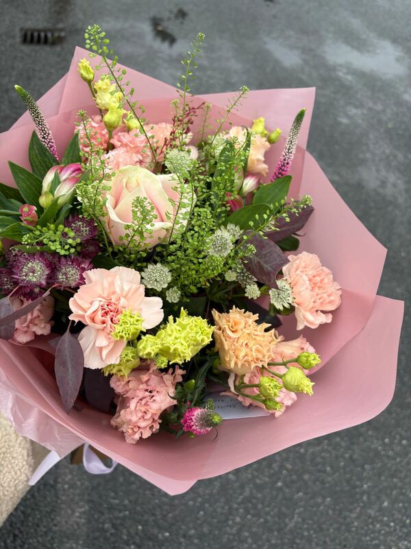 Flowers delivered to customer
