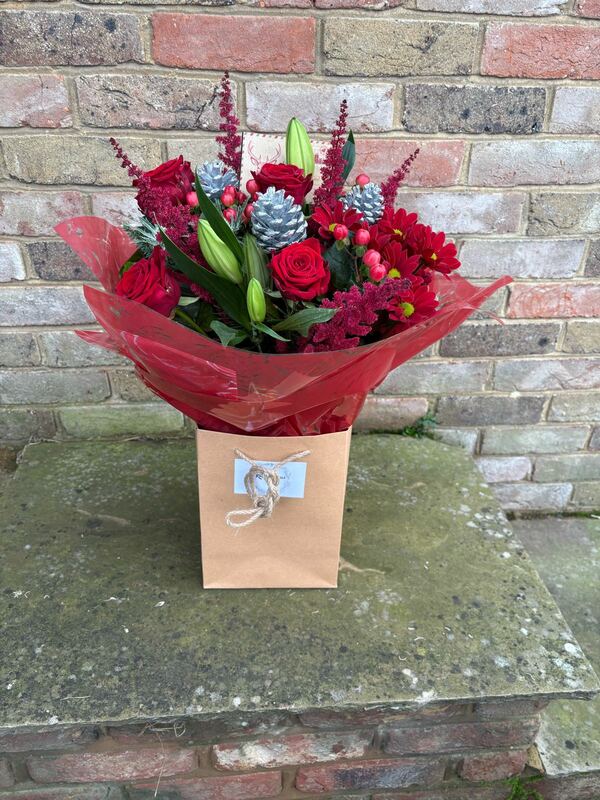 Flowers delivered to customer
