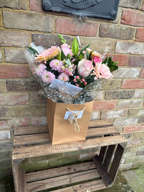 Flowers delivered to customer