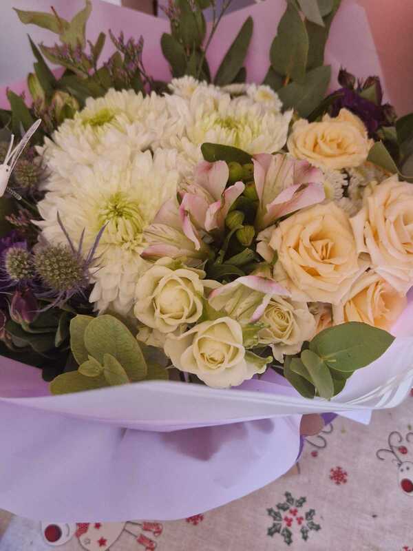 Flowers delivered to customer