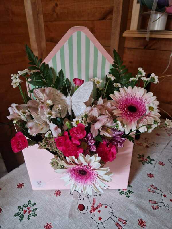 Flowers delivered to customer