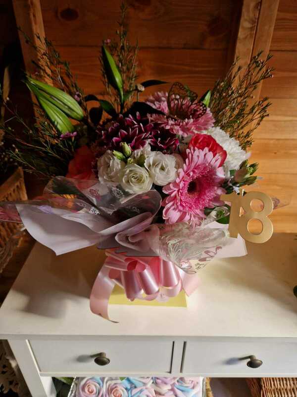 Flowers delivered to customer
