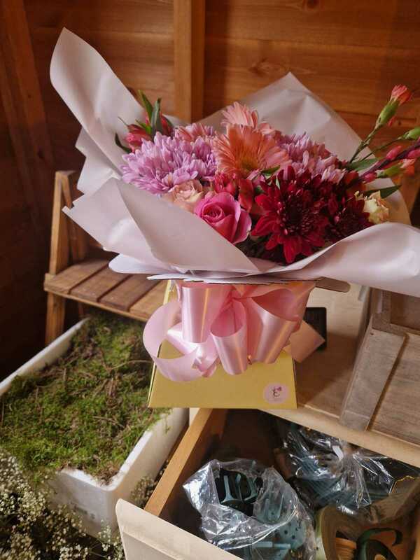 Flowers delivered to customer