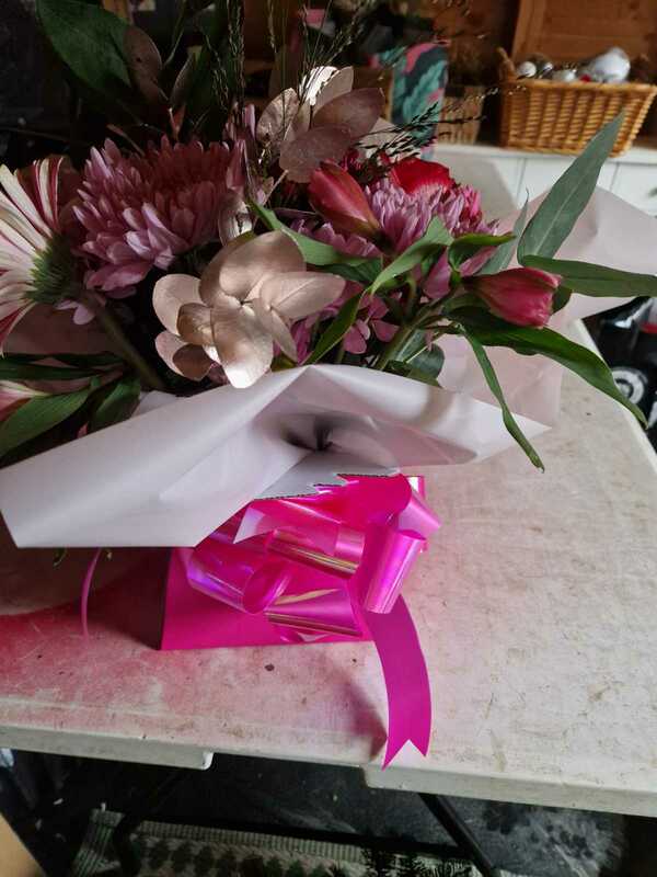 Flowers delivered to customer