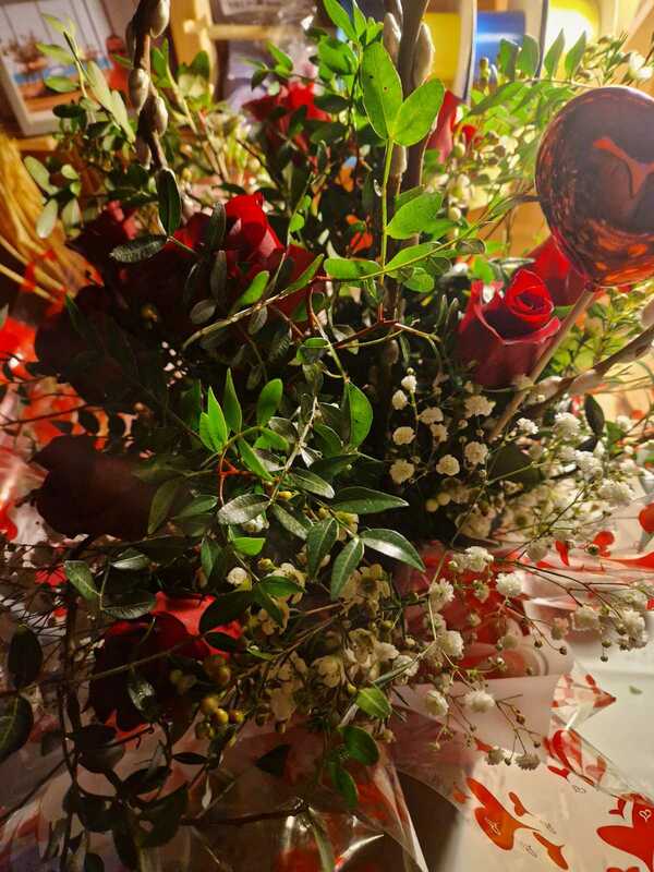 Flowers delivered to customer