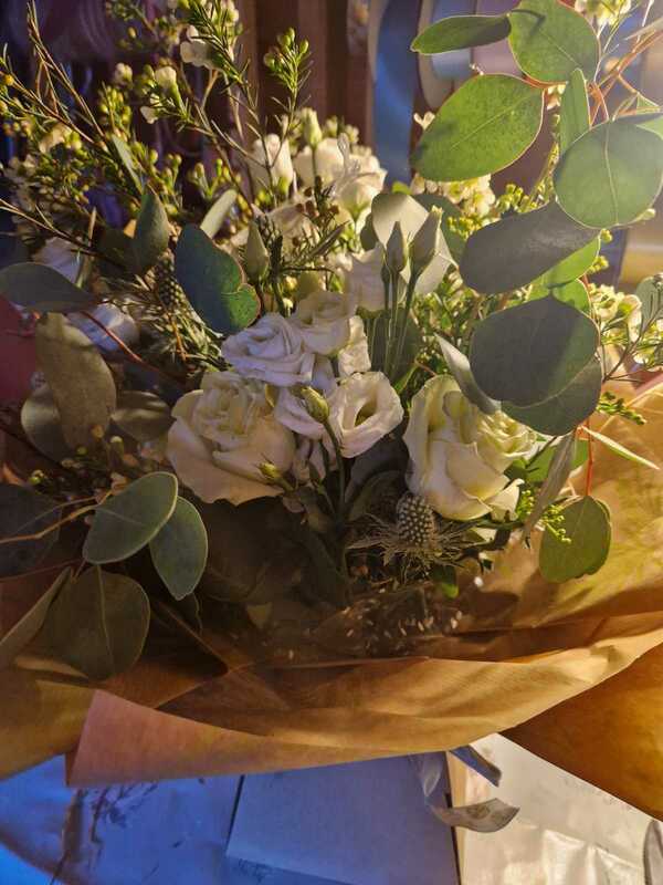 Flowers delivered to customer