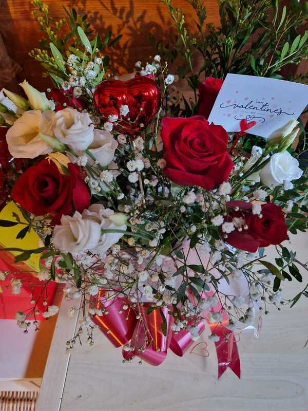 Flowers delivered to customer