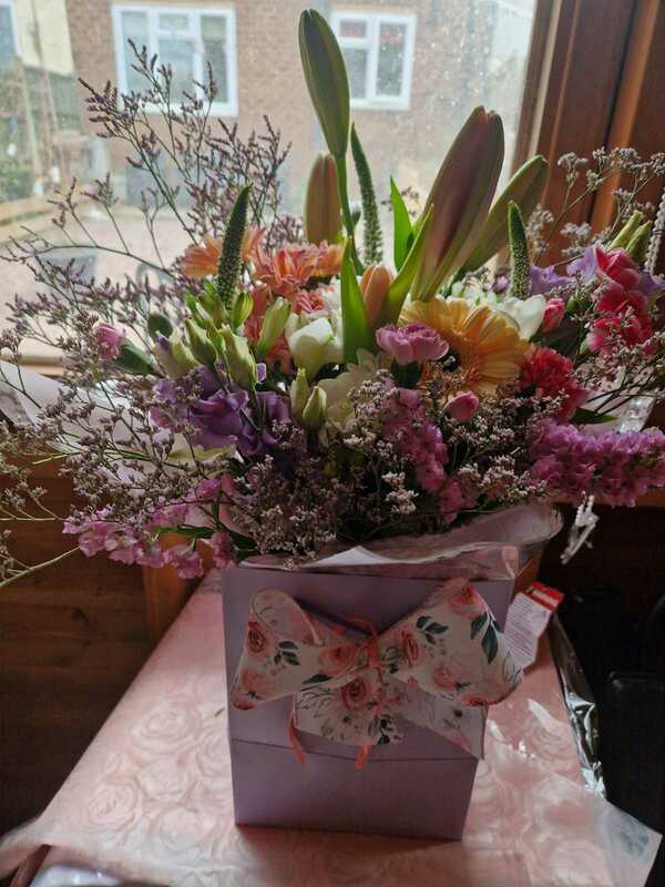 Flowers delivered to customer