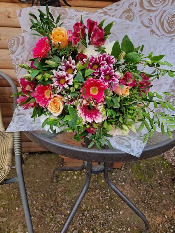 Flowers delivered to customer