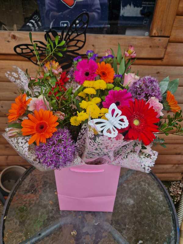 Flowers delivered to customer