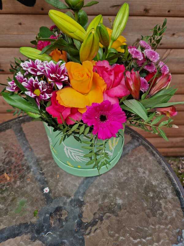 Flowers delivered to customer