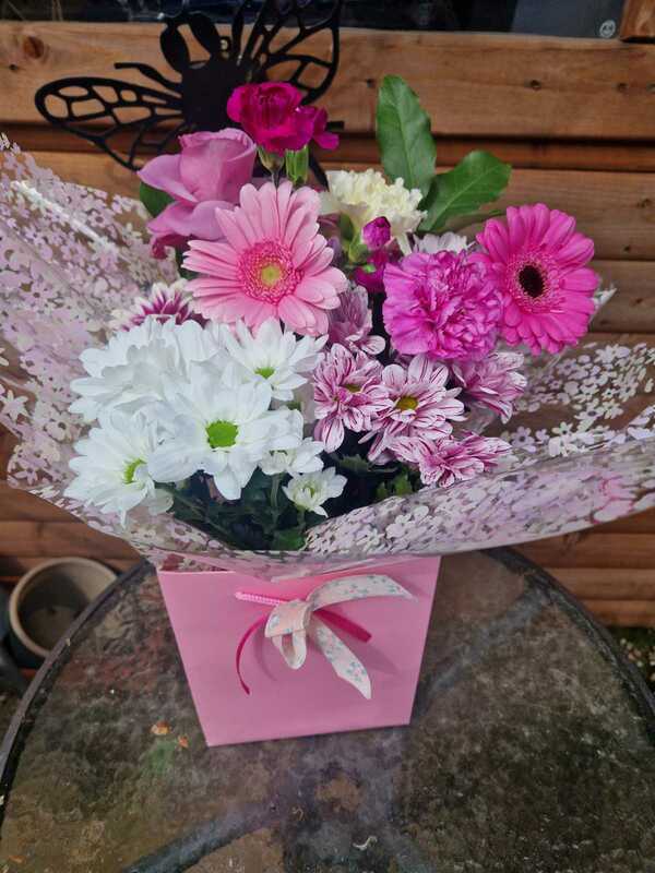 Flowers delivered to customer