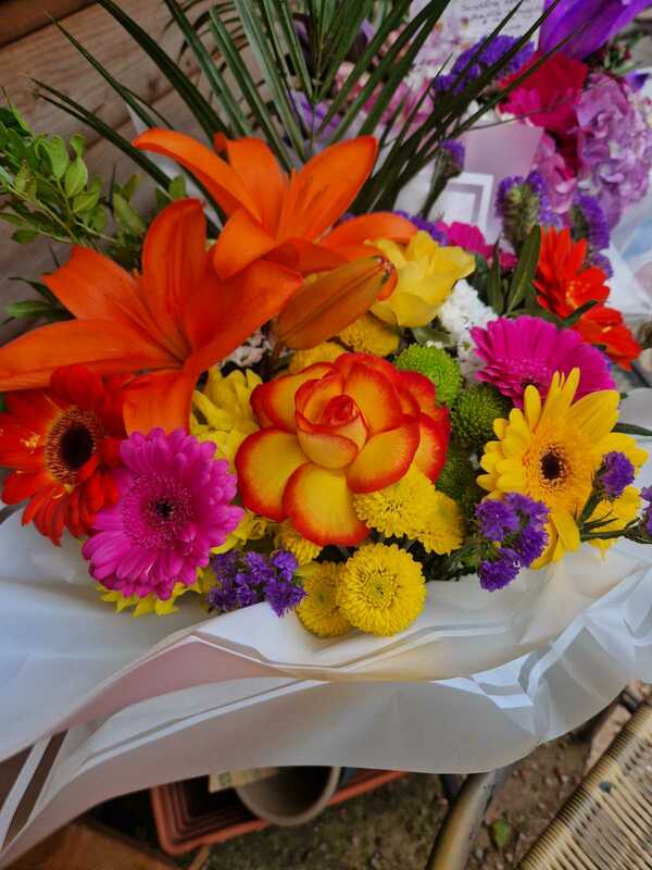 Flowers delivered to customer